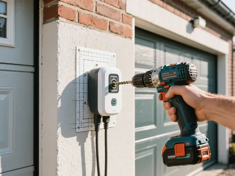 Installation d'une borne de recharge VE en Belgique